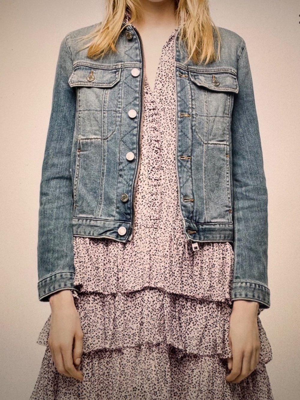 Zadig & Voltaire KIOKY Denim Jean Jacket (M)